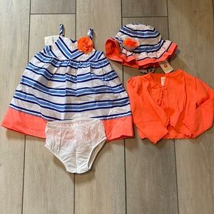 Mostly NWT toddler summer dress set